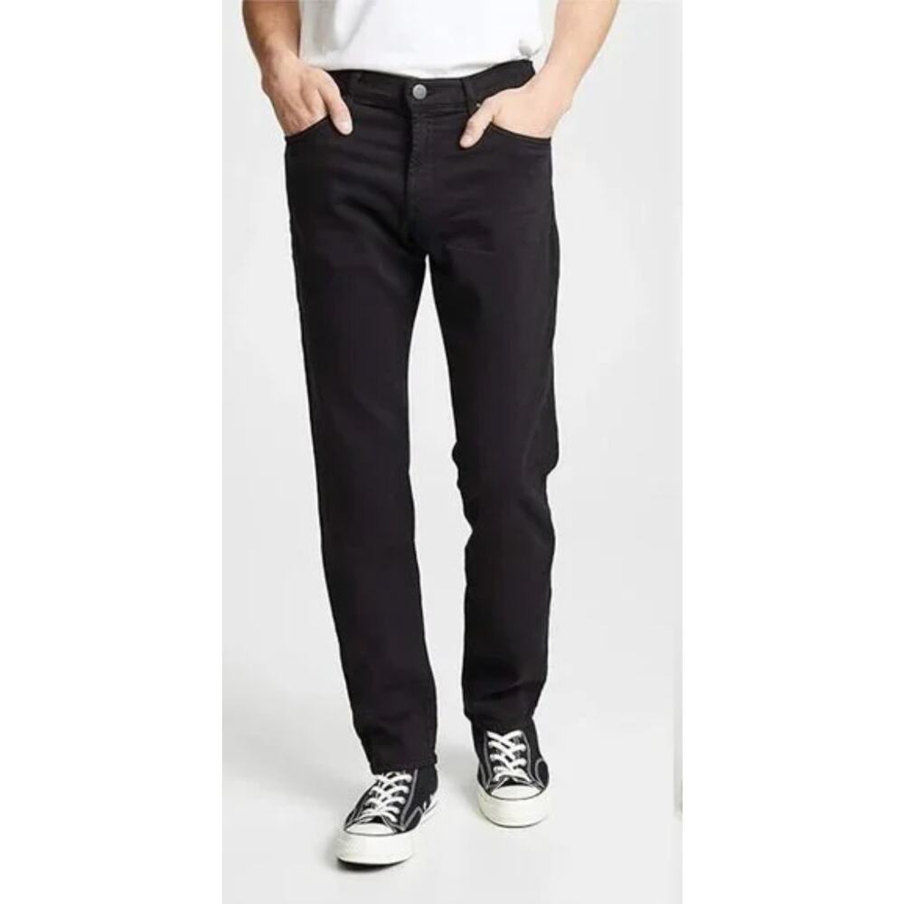 J Brand Kane Slim Straight Fit Jeans in Black size 36x35